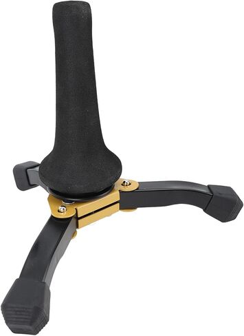 Dam Skerisi Soprano Sax Stand, Foldable Saxophone Tripod Holder with Non - Slip Sponge Pads for Soprano Saxophone Trumpet Clarinet Oboe Flute, Portable and Sturdy Steel Design in Saudi Arabia
