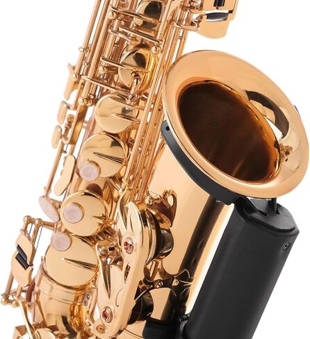 Toddmomy Foldable Tenor Saxophone Storage Rack Stand, Black Portable Saxophone Holder for Musical Instrument Display and Travel in Kuwait