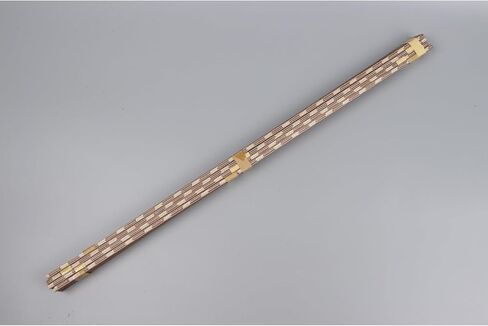 Foyarinal 25 PCS Guitar Binding Purfling Strip Marquetry Inlay for Guitar Parts,Solid Wood Material with nice Inlay(640x6x1mm) in Saudi Arabia