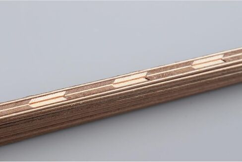 Foyarinal 25 PCS Guitar Binding Purfling Strip Marquetry Inlay for Guitar Parts,Solid Wood Material with nice Inlay(640x6x1mm) in Saudi Arabia