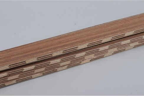 Foyarinal 25 PCS Guitar Binding Purfling Strip Marquetry Inlay for Guitar Parts,Solid Wood Material with nice Inlay(640x6x1mm) in Saudi Arabia