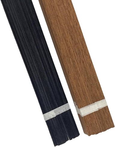 Foyarinal 25 PCS Guitar Binding Purfling Strip Marquetry Inlay for Guitar Parts,Solid Wood Material with nice Inlay(640x6x1mm) in Saudi Arabia
