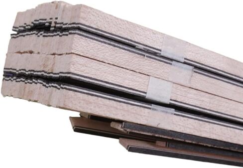 Foyarinal 25 PCS Guitar Binding Purfling Strip Marquetry Inlay for Guitar Parts,Solid Wood Material with nice Inlay(640x6x1mm) in Saudi Arabia
