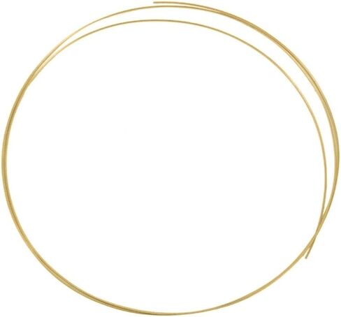 2.5 Meter (8 FT) Brass Guitar Fret Wire for Ukulele, Banjo, Mandolin, Acoustic and Electric Guitars, .6mm, .8mm, 2.0mm, 2.2mm, 2.4mm Gauge(2.2MM) in Saudi Arabia
