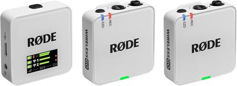 Røde Wireless GO (Gen 3)-MIC اللاسلكي المدمج-الصوت البكر ، تسجيل تعويم 32 بت ، التحكم في المستوى التلقائي ، للهواتف والكاميرات وأجهزة الكمبيوتر (أبيض) in Saudi Arabia