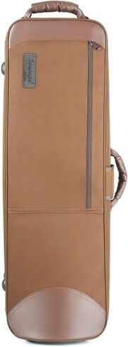 حافظة Omebaige Trombone لـ Bb/F Tenor Trombone مع ملحق F، مادة النايلون 1200D Tenor Trombone حافظة مستطيلة مع عجلات، أشرطة ظهر مدمجة حقيبة Trombone Gig in Kuwait