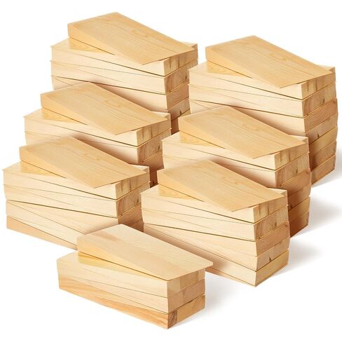 Leinuosen Wood Shims 4" x 9" x 1" Mobile Home Hardwood Shims for Leveling Mobile Home Skirting Pine Wood Wedge for Houses Rvs Buildings(30 Pack) in Saudi Arabia