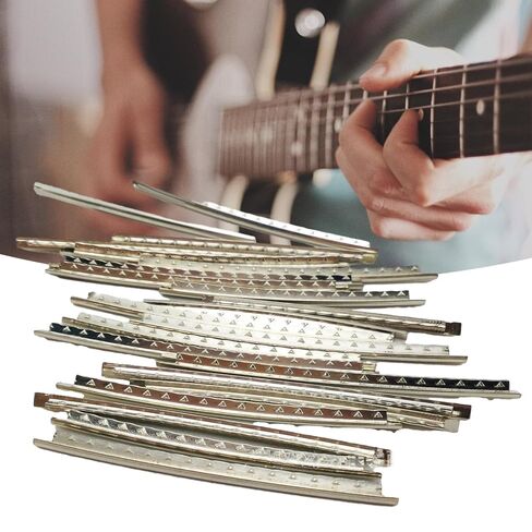 2.4/.7/.9mm Guitar Frets Wire 24 Frets Acoustic Fret Set Cupronickel Fretboard 24 Pieces Sets Folk Guitar Fret Wire in Saudi Arabia