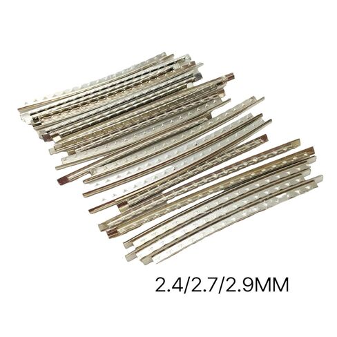 2.4/.7/.9mm Guitar Frets Wire 24 Frets Acoustic Fret Set Cupronickel Fretboard 24 Pieces Sets Folk Guitar Fret Wire in Saudi Arabia