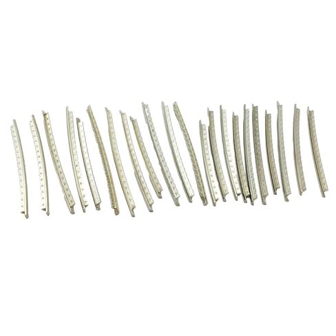 2.4/.7/.9mm Guitar Frets Wire 24 Frets Acoustic Fret Set Cupronickel Fretboard 24 Pieces Sets Folk Guitar Fret Wire in Saudi Arabia