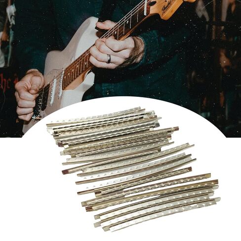 2.4/.7/.9mm Guitar Frets Wire 24 Frets Acoustic Fret Set Cupronickel Fretboard 24 Pieces Sets Folk Guitar Fret Wire in Saudi Arabia