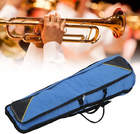 Trombones Bags, 87cm Length Durable Portable Trombone Bag Case Protective for Tenor Trombone(blue) in Saudi Arabia