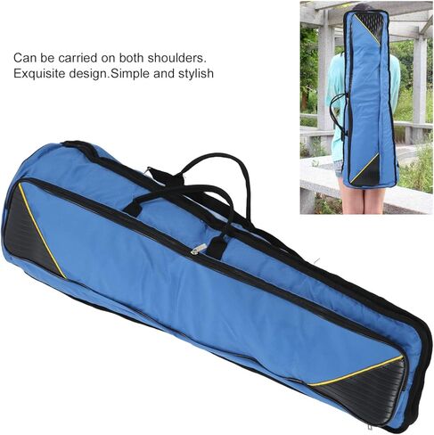 Trombones Bags, 87cm Length Durable Portable Trombone Bag Case Protective for Tenor Trombone(blue) in Saudi Arabia