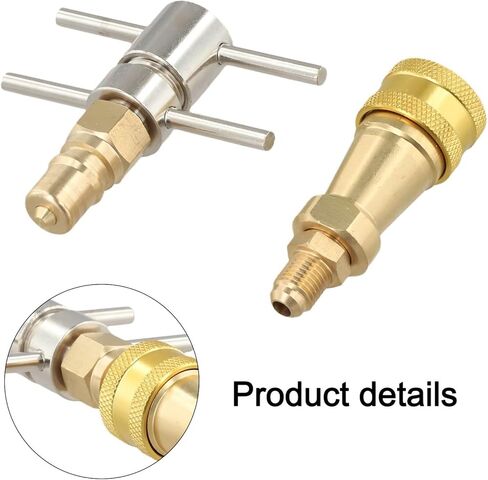 غسالة نحاسية 1/4 بوصة ثلاجة اقتران سريع لأنظمة تقسيم مكيف الهواء والفرن، وتبريد التدفئة وتحسين الهواء المنزلي in Kuwait