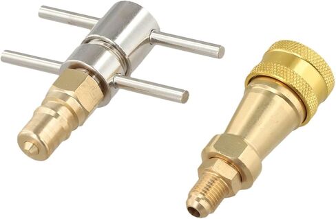 غسالة نحاسية 1/4 بوصة ثلاجة اقتران سريع لأنظمة تقسيم مكيف الهواء والفرن، وتبريد التدفئة وتحسين الهواء المنزلي in Kuwait