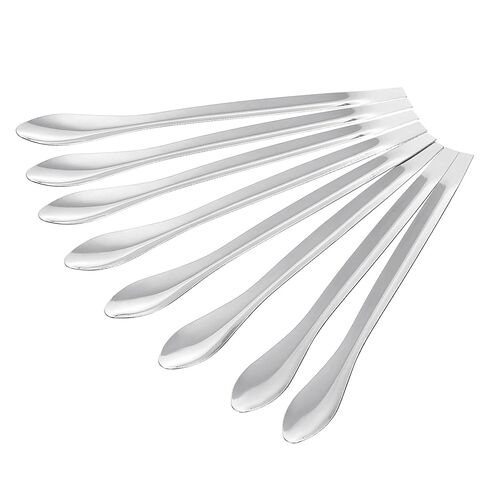 Micro Lab Spoons 4.92" Silver 201 Stainless Steel Powders Sampling Spoon for Laboratory Pack of 15 in Saudi Arabia