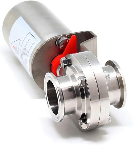 FEISWU 1.5 Inch Tri Clamp Sanitary Butterfly Valve, Pneumatic Actuator Single-Acting Stainless Steel 304 Butterfly Valve (1.5 Inch) in Saudi Arabia