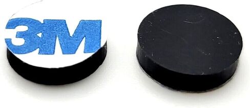 وسادات قدم ممتصة للصدمات من مطاط السيليكون مستديرة عريضة 1/2 بوصة، لاصقة سميكة 1/8 بوصة مدعومة بوحدات التحكم الإلكترونية والأثاث، فواصل مضادة للماء غير قابلة للانزلاق (24 حزمة) in Kuwait