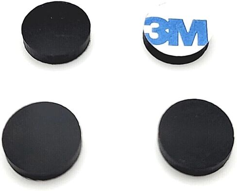 وسادات قدم ممتصة للصدمات من مطاط السيليكون مستديرة عريضة 1/2 بوصة، لاصقة سميكة 1/8 بوصة مدعومة بوحدات التحكم الإلكترونية والأثاث، فواصل مضادة للماء غير قابلة للانزلاق (24 حزمة) in Kuwait