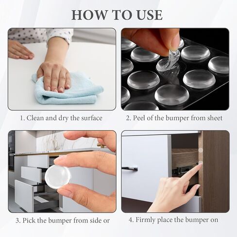 92 قطعة مصد باب الخزانة، مصدات الأثاث لباب الثلاجة، أبواب المدخل، أبواب الخزانة، أغطية المراحيض، زوايا الطاولة in Kuwait