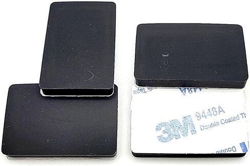 1 1/2" x 1" Silicone Rubber Bumper Feet 3/16" Thick Adhesive Backed Pads for Furniture Cabinets and Equipment Non Slip Waterproof Base Spacers (12 Pack) in Saudi Arabia