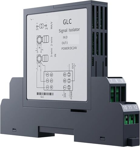 KNKQZXVDF 35mm DIN Rail 2-Input 2-Output Analog Signal Isolator DC24V 0-10mA Input(0-10mA Output) in Kuwait