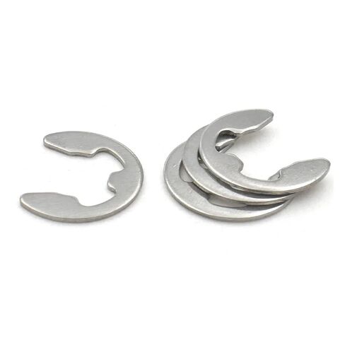 SFCHEN 10/50/100pcs M1.2 1.5 2 2.5 3 4 5 6 8 10 11 12 to M24 Black 65Mn Steel 304 Stainless Steel E Clip Circlip Retaining Ring Washer(Black 65Mn Steel,M4 x100pcs) in Saudi Arabia