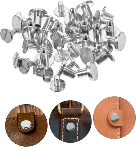 Metal Round Rivets for Crafting Punk Studs DIY Studs for Shoes Clothing Accessories Corrosion-Resistant Rivets in Saudi Arabia