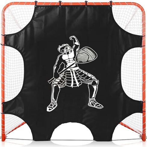 شبكة هدف التصويب الصغيرة تانغ لاكروس: شبكة تدريب متينة من البولي فينيل كلوريد مقاس 6 × 6 أقدام للتدريب الدقيق في الفناء الخلفي أو الميدان - للمبتدئين من الشباب إلى اللاعبين المتقدمين in Kuwait