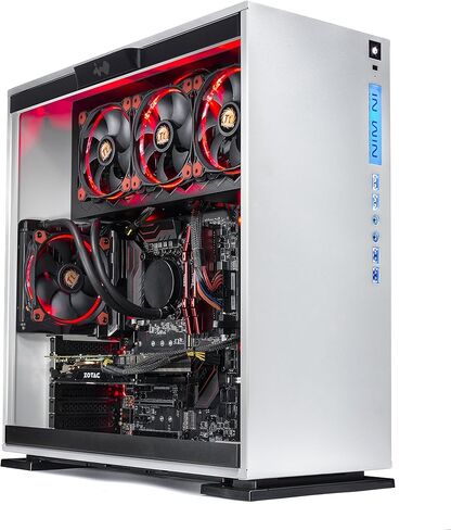 Skytech King 95 Gaming PC Desktop ، Ryzen 7 9800x3d 4.7 GHz (5.2 GHz Turbo Boost) ، NVIDIA RTX 5070 12GB GDDR7 ، 1TB GEN4 SSD ، 32GB DDR5 RAM 6000 RGB ، in Kuwait