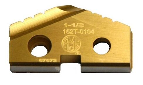 Allied Machine & Engineering 152T-0104 TiN Coated Super Cobalt Original T-A Drill Insert, Series 2, 1-1/8" Diameter (Pack of 2) in Saudi Arabia
