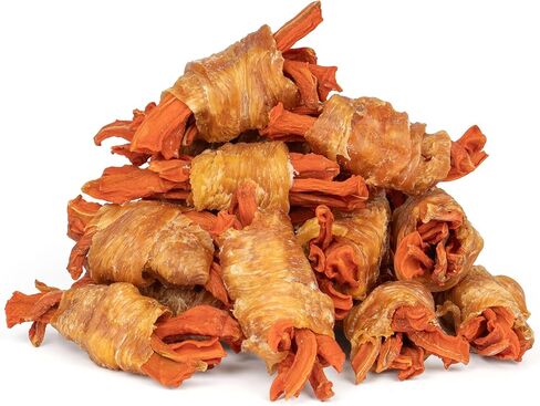 Mon2sun Rawhide Cog Treats ، وجبات خفيفة من البطاطا الحلوة الأرجواني المغلفة بالدجاج ، وعلاجات صحية وطبيعية ، وتدريب على الكلاب الصغيرة ، 10.6 أوقية (30 عدد - حزمة 1) in Kuwait