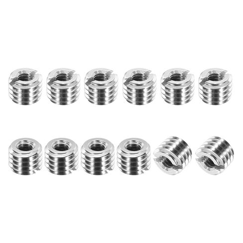 PATIKIL Thread Adapters Sleeve Reducing Nut, 6 Pcs M10*1.5 Male to M8*1.25 Female Repairing Insert Nut Screw Reducer Conversion Stainless Steel Fastener 20mm in Saudi Arabia