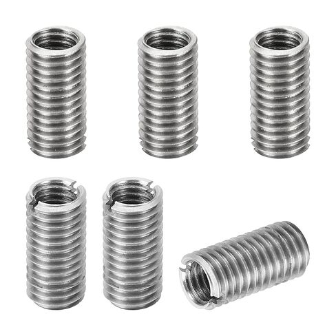 PATIKIL Thread Adapters Sleeve Reducing Nut, 6 Pcs M10*1.5 Male to M8*1.25 Female Repairing Insert Nut Screw Reducer Conversion Stainless Steel Fastener 20mm in Saudi Arabia