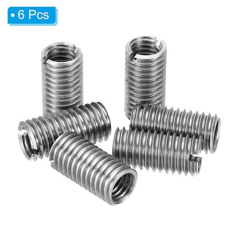PATIKIL Thread Adapters Sleeve Reducing Nut, 6 Pcs M10*1.5 Male to M8*1.25 Female Repairing Insert Nut Screw Reducer Conversion Stainless Steel Fastener 20mm in Saudi Arabia