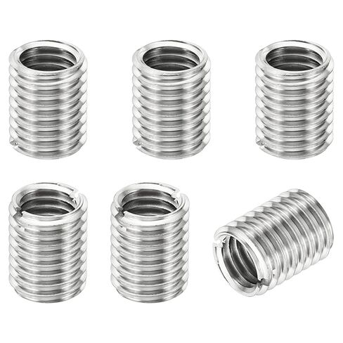 PATIKIL Thread Adapters Sleeve Reducing Nut, 6 Pcs M10*1.5 Male to M8*1.25 Female Repairing Insert Nut Screw Reducer Conversion Stainless Steel Fastener 20mm in Saudi Arabia