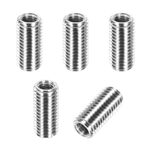 PATIKIL Thread Adapters Sleeve Reducing Nut, 6 Pcs M10*1.5 Male to M8*1.25 Female Repairing Insert Nut Screw Reducer Conversion Stainless Steel Fastener 20mm in Saudi Arabia
