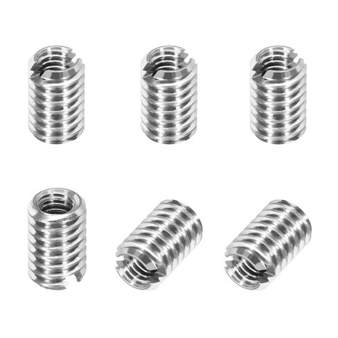 PATIKIL Thread Adapters Sleeve Reducing Nut, 6 Pcs M10*1.5 Male to M8*1.25 Female Repairing Insert Nut Screw Reducer Conversion Stainless Steel Fastener 20mm in Saudi Arabia