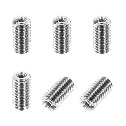 PATIKIL Thread Adapters Sleeve Reducing Nut, 6 Pcs M10*1.5 Male to M8*1.25 Female Repairing Insert Nut Screw Reducer Conversion Stainless Steel Fastener 20mm in Saudi Arabia