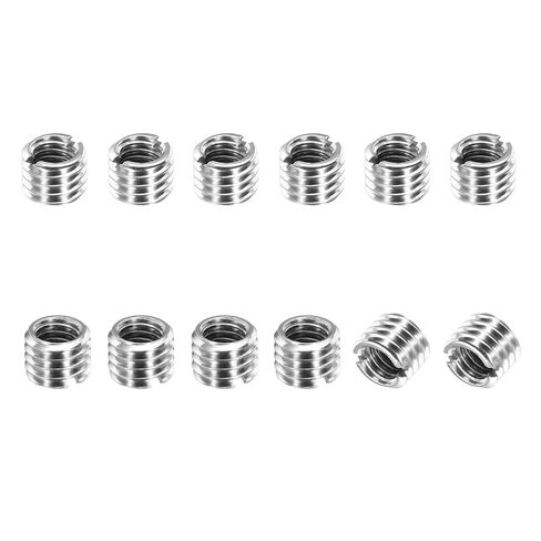 PATIKIL Thread Adapters Sleeve Reducing Nut, 6 Pcs M10*1.5 Male to M8*1.25 Female Repairing Insert Nut Screw Reducer Conversion Stainless Steel Fastener 20mm in Saudi Arabia