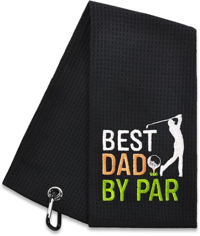 The GolfFather Funny Golf Towel, Golf Gifts for Men Women, Golf Accessories for Men or Women, Birthday Gifts for Golf Fan, Retirement Gift for Men Dad Grandpa in Saudi Arabia