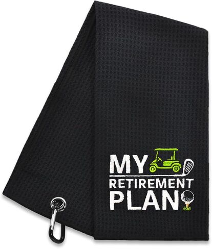 The GolfFather Funny Golf Towel, Golf Gifts for Men Women, Golf Accessories for Men or Women, Birthday Gifts for Golf Fan, Retirement Gift for Men Dad Grandpa in Saudi Arabia