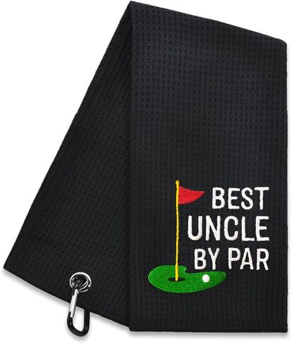 The GolfFather Funny Golf Towel, Golf Gifts for Men Women, Golf Accessories for Men or Women, Birthday Gifts for Golf Fan, Retirement Gift for Men Dad Grandpa in Saudi Arabia