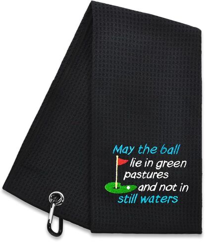 The GolfFather Funny Golf Towel, Golf Gifts for Men Women, Golf Accessories for Men or Women, Birthday Gifts for Golf Fan, Retirement Gift for Men Dad Grandpa in Saudi Arabia