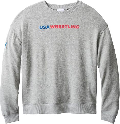 RUDIS الولايات المتحدة الأمريكية المصارعة Wordmark Hacci Crewneck in Saudi Arabia
