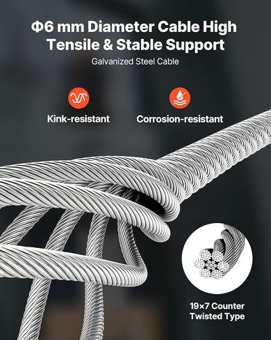 VEVOR 2 في 1 رافعة كهربائية، سعة 660 رطل، رافعة ونش طاقة محمولة 1500 وات، ارتفاع رفع 98.4 قدم، 62 قدم/دقيقة مع جهاز تحكم عن بعد سلكي ولاسلكي للمصنع والمستودع والمرآب in Kuwait