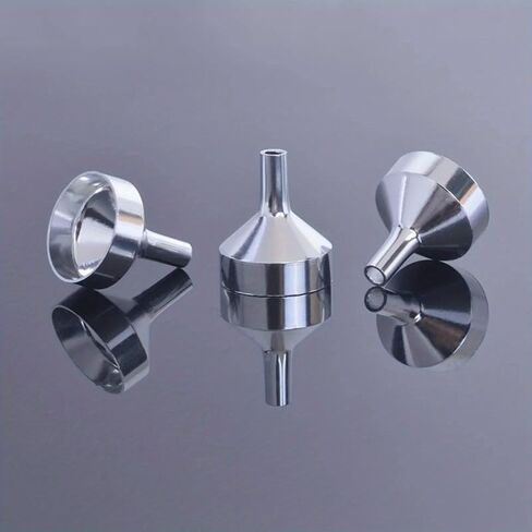 12Pcs Mini Stainless Steel Kitchen Oil Liquid Funnel with Detachable Filter Wide Mouth for Canning Kitchen Tools in Saudi Arabia