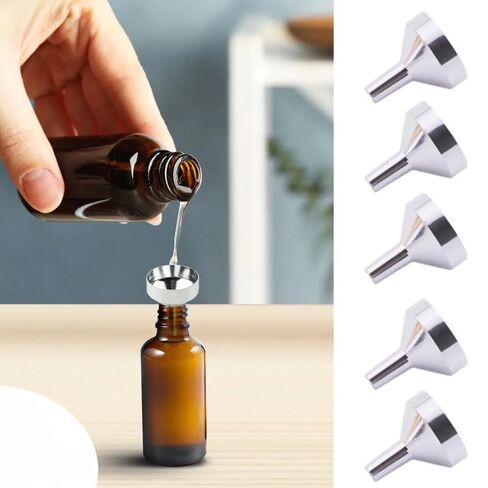12Pcs Mini Stainless Steel Kitchen Oil Liquid Funnel with Detachable Filter Wide Mouth for Canning Kitchen Tools in Saudi Arabia