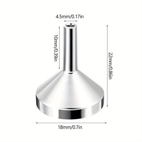 12Pcs Mini Stainless Steel Kitchen Oil Liquid Funnel with Detachable Filter Wide Mouth for Canning Kitchen Tools in Saudi Arabia