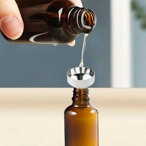 12Pcs Mini Stainless Steel Kitchen Oil Liquid Funnel with Detachable Filter Wide Mouth for Canning Kitchen Tools in Saudi Arabia